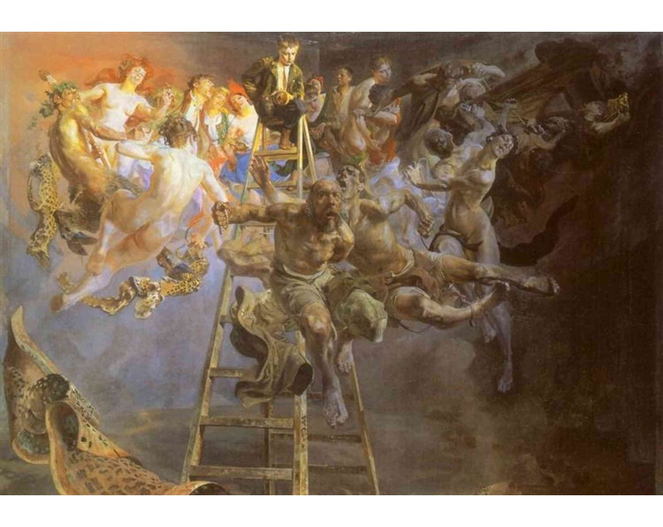 ΠΙΝΑΚΑΣ ΣΕ ΚΑΜΒΑ Jacek Malczewski - Φαύλος Κύκλος