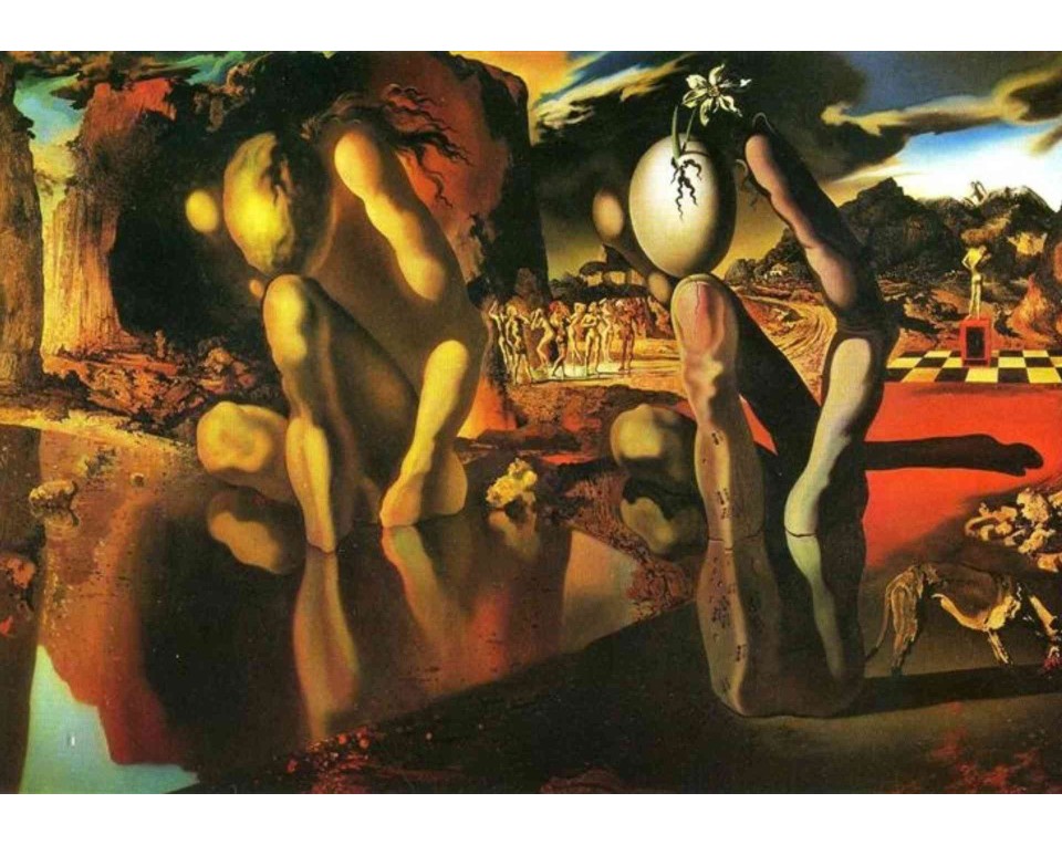 ΠΙΝΑΚΑΣ ΣΕ ΚΑΜΒΑ Salvador Dalí - Η Μεταμόρφωση του Νάρκισσου