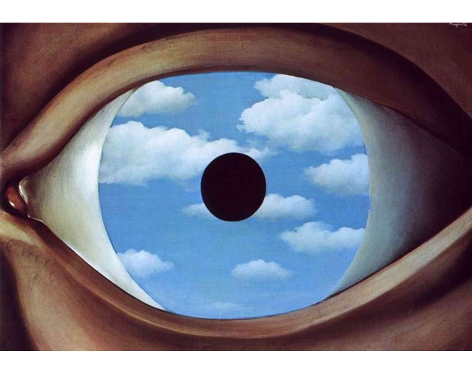 ΠΙΝΑΚΑΣ ΣΕ ΚΑΜΒΑ René Magritte - Ο Ψεύτικος Καθρέφτης