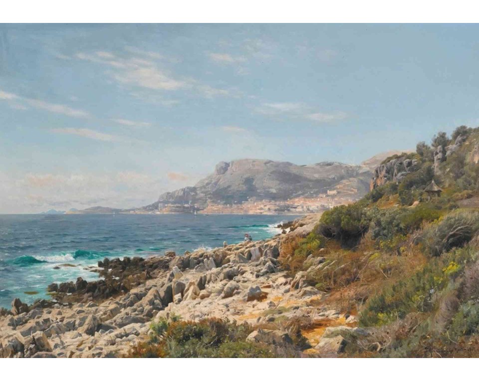 ΠΙΝΑΚΑΣ ΣΕ ΚΑΜΒΑ Peder Mørk Mønsted - Cap Martin