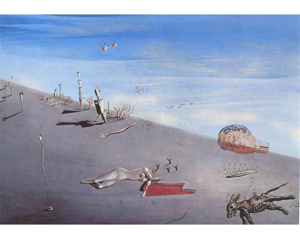 ΠΙΝΑΚΑΣ ΣΕ ΚΑΜΒΑ Salvador Dalí - Το Μέλι είναι πιο Γλυκό από το Αίμα