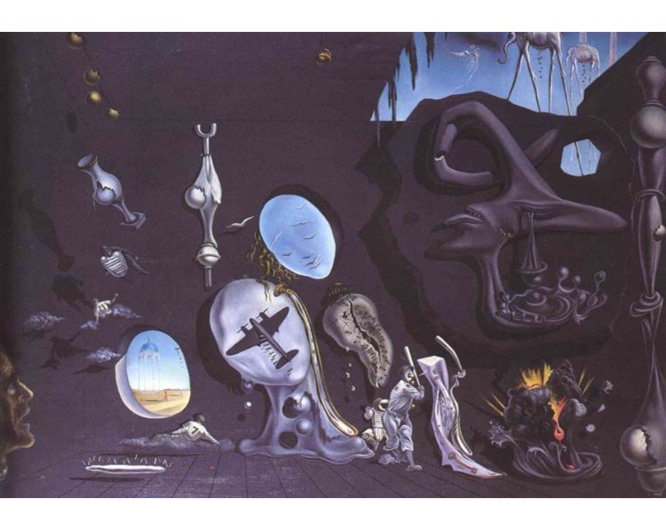 ΠΙΝΑΚΑΣ ΣΕ ΚΑΜΒΑ Salvador Dalí - Uranium and Atomica Melancholica Idyll