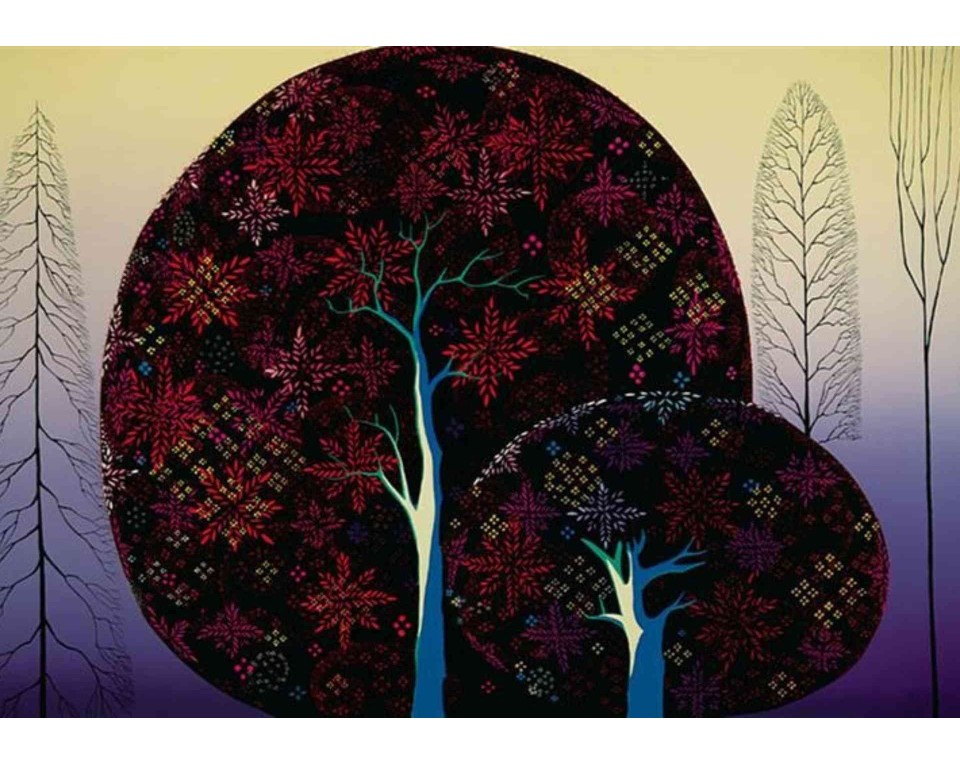 ΠΙΝΑΚΑΣ ΣΕ ΚΑΜΒΑ Eyvind Earle - A Tree Poem