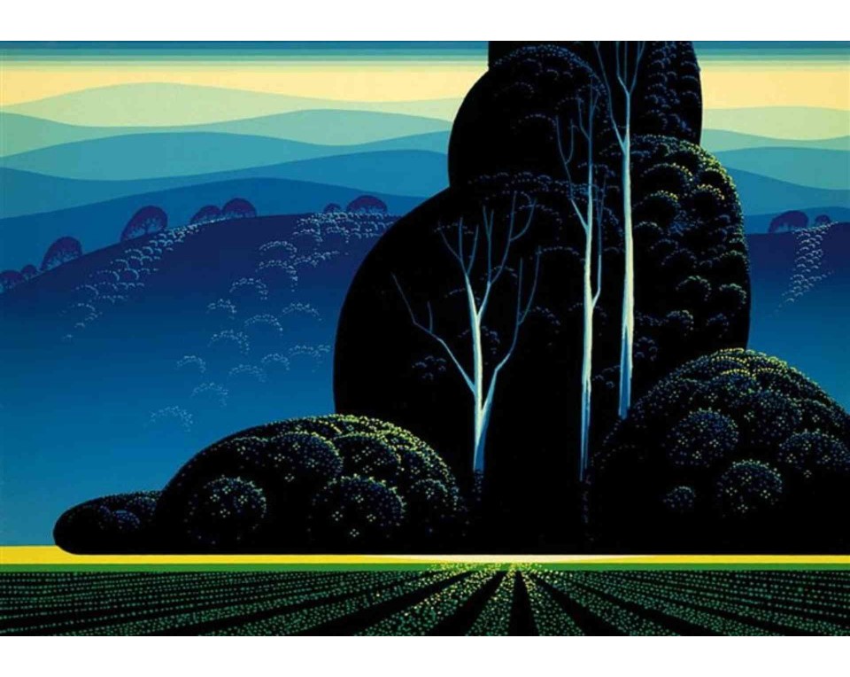 ΠΙΝΑΚΑΣ ΣΕ ΚΑΜΒΑ Eyvind Earle - Even Tide