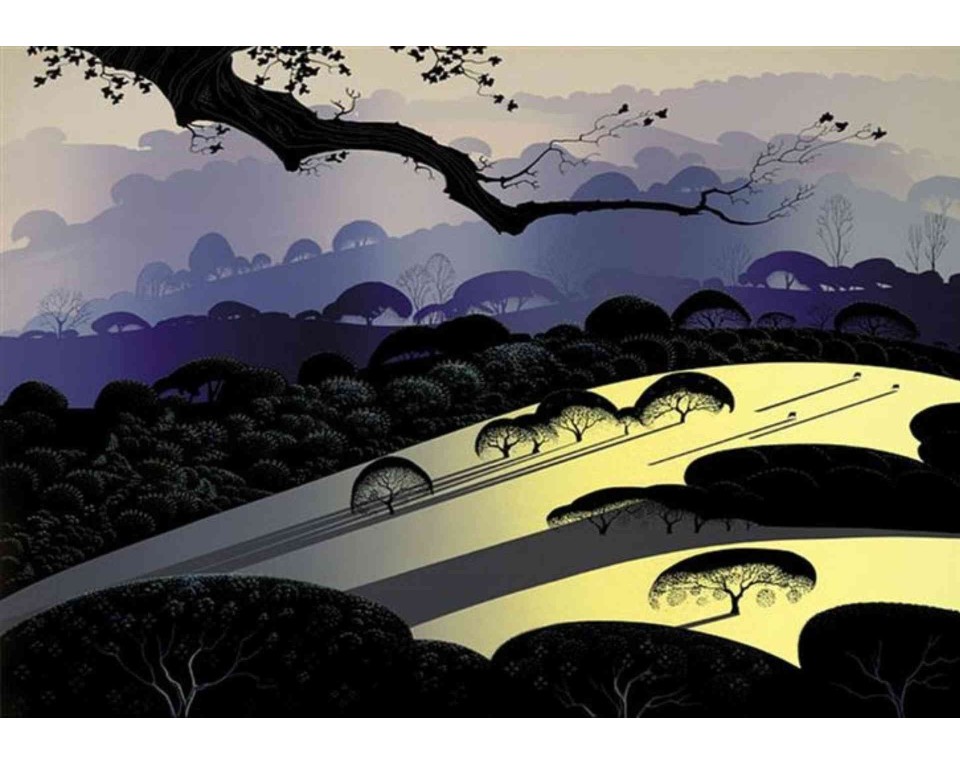 ΠΙΝΑΚΑΣ ΣΕ ΚΑΜΒΑ Eyvind Earle - Morning Mist