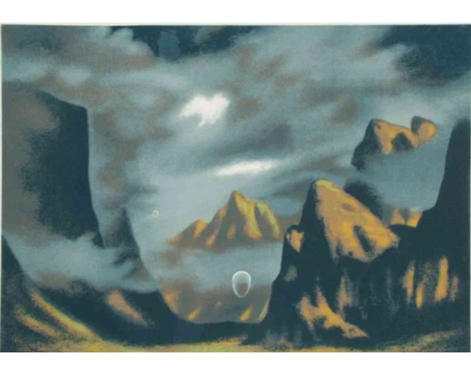 ΠΙΝΑΚΑΣ ΣΕ ΚΑΜΒΑ Clarence Holbrook Carter - Eschatos 18