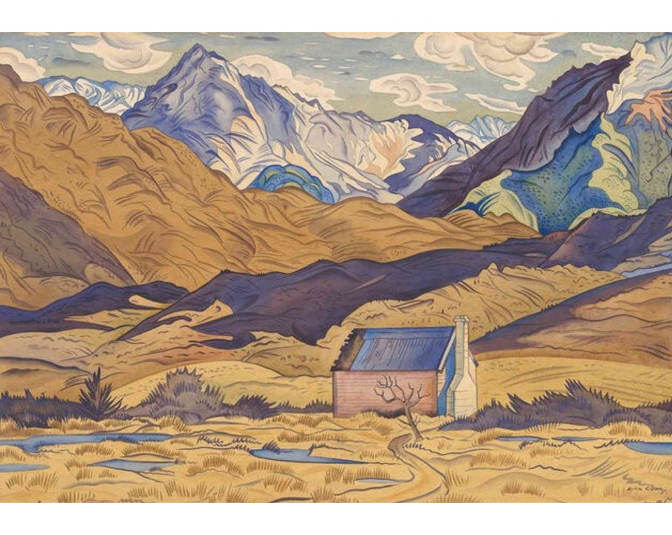 ΠΙΝΑΚΑΣ ΣΕ ΚΑΜΒΑ Rita Angus - Mountains, Cass