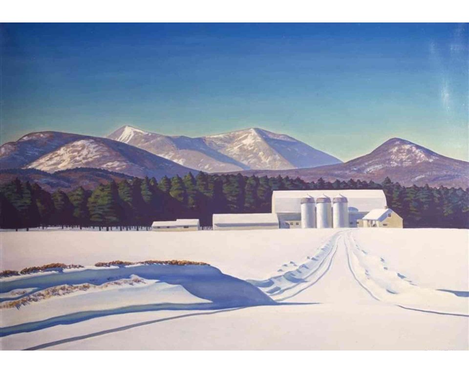 ΠΙΝΑΚΑΣ ΣΕ ΚΑΜΒΑ Rockwell Kent - Ο Δρόμος για το Άσγκαρντ - Αντιρόντακ
