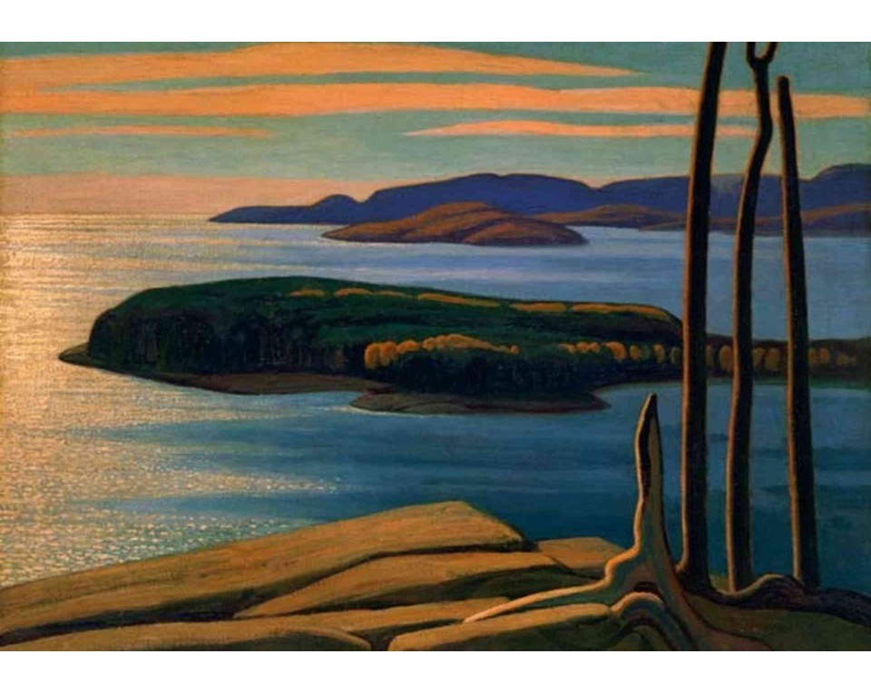 ΠΙΝΑΚΑΣ ΣΕ ΚΑΜΒΑ Lawren Harris - Afternoon Sun, North Shore, Lake Superior