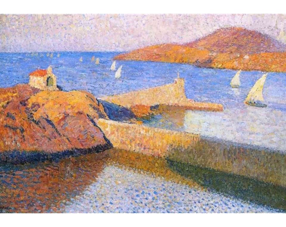 ΠΙΝΑΚΑΣ ΣΕ ΚΑΜΒΑ Henri Martin - Collioure, la Chapelle sur la Digue