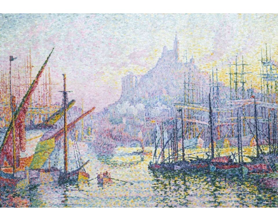 ΠΙΝΑΚΑΣ ΣΕ ΚΑΜΒΑ Paul Signac - Notre-Dame-de-la-Garde, Μασσαλία