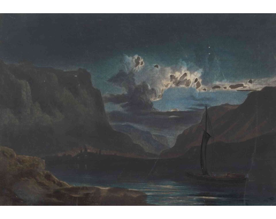 ΠΙΝΑΚΑΣ ΣΕ ΚΑΜΒΑ Frederick Christian Lewis - New Weir on the Wye
