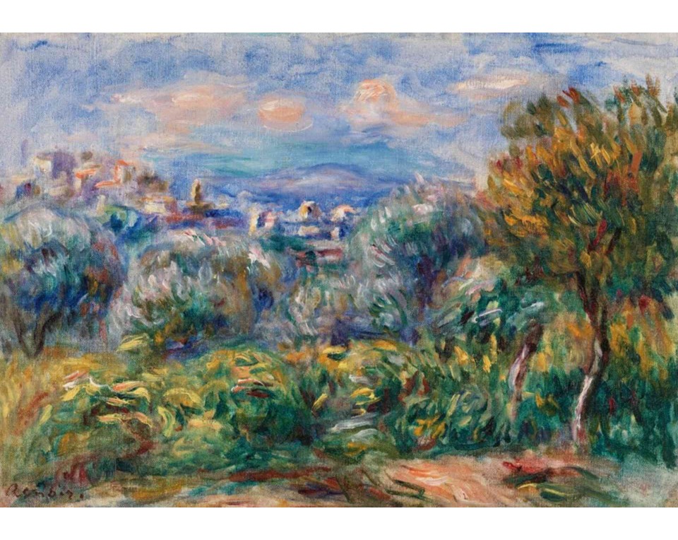 ΠΙΝΑΚΑΣ ΣΕ ΚΑΜΒΑ Pierre-Auguste Renoir - Τοπίο