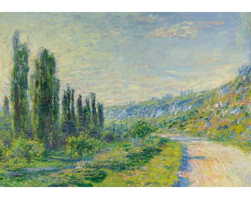 ΠΙΝΑΚΑΣ ΣΕ ΚΑΜΒΑ Claude Monet - Ο Δρόμος προς το Βετέιγ