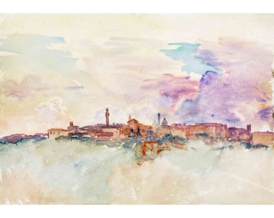 ΠΙΝΑΚΑΣ ΣΕ ΚΑΜΒΑ John Singer Sargent - Σιένα