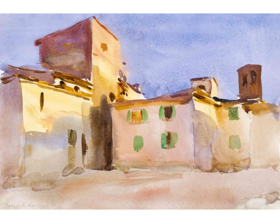ΠΙΝΑΚΑΣ ΣΕ ΚΑΜΒΑ John Singer Sargent - Borgo San Lorenzo