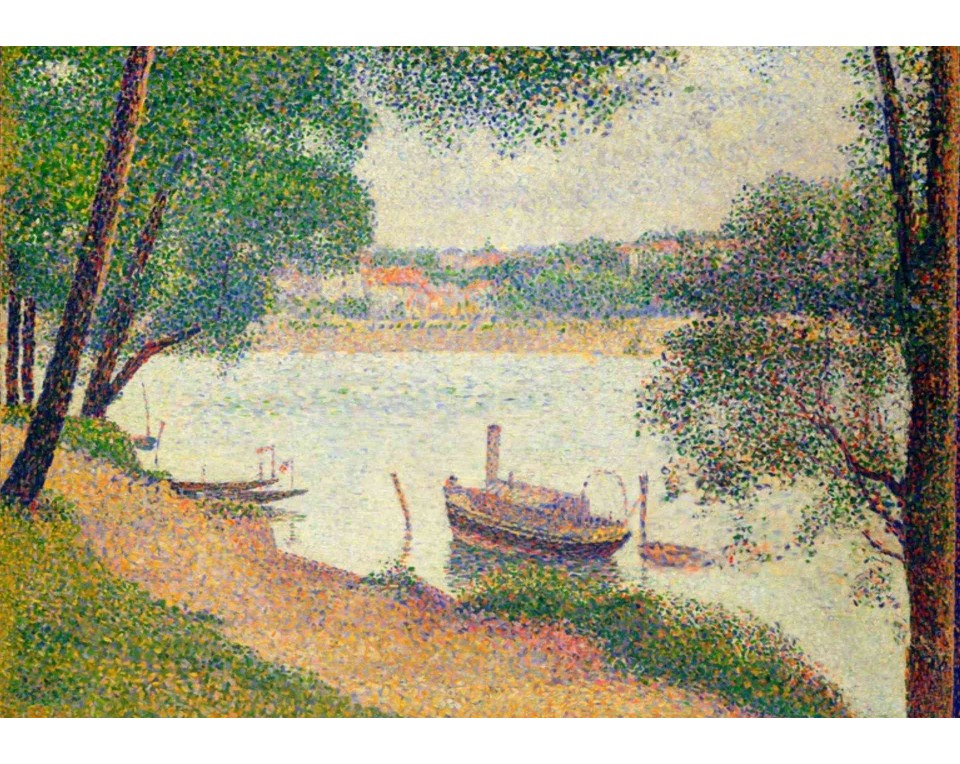 ΠΙΝΑΚΑΣ ΣΕ ΚΑΜΒΑ Georges Seurat - Γκρίζος Καιρός, Γκραντ Ζατ