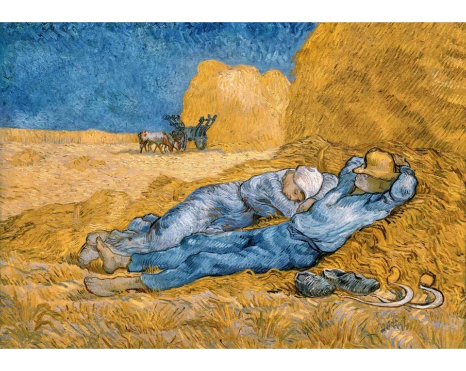 ΠΙΝΑΚΑΣ ΣΕ ΚΑΜΒΑ Vincent van Gogh - Η Σιέστα