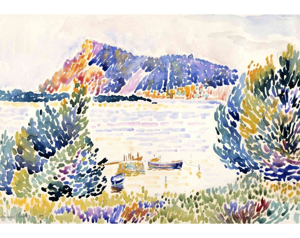 ΠΙΝΑΚΑΣ ΣΕ ΚΑΜΒΑ Henri-Edmond Cross - Cap Nègre