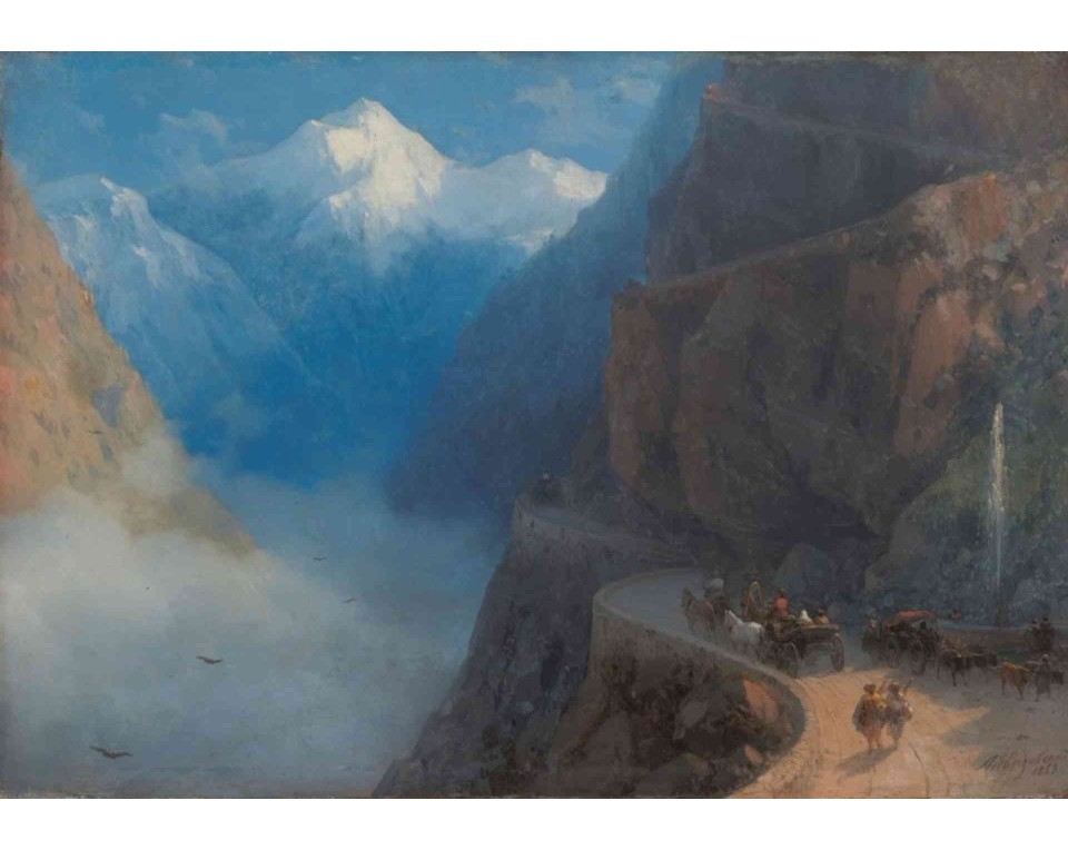 ΠΙΝΑΚΑΣ ΣΕ ΚΑΜΒΑ Ivan Aivazovsky - Από τη Μλέτα στο Γκουνταούρι