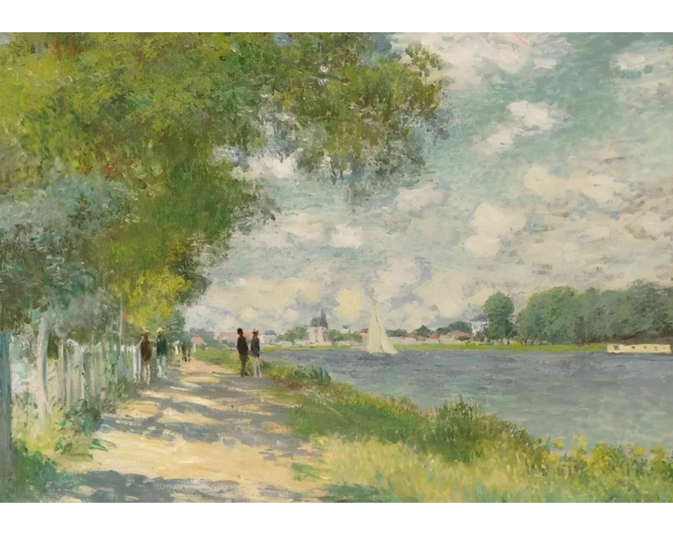 ΠΙΝΑΚΑΣ ΣΕ ΚΑΜΒΑ Claude Monet - Ο Σηκουάνας στην Αρζαντέιγ