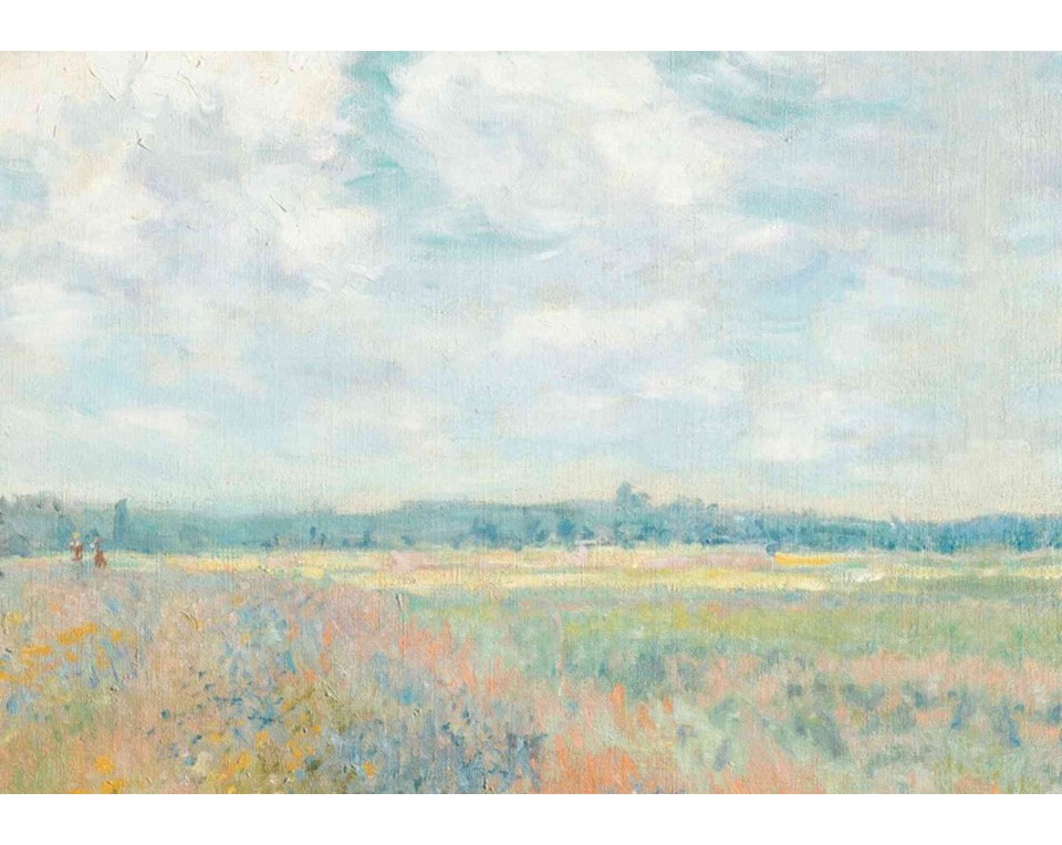 ΠΙΝΑΚΑΣ ΣΕ ΚΑΜΒΑ Claude Monet - Λιβάδι στο Ζιβερνί