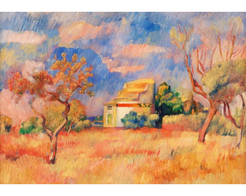 ΠΙΝΑΚΑΣ ΣΕ ΚΑΜΒΑ Pierre-Auguste Renoir - Ο Περιστερώνας στο Μπελεβύ
