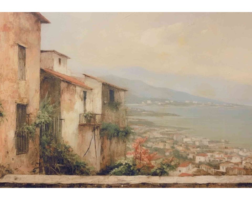 ΠΙΝΑΚΑΣ ΣΕ ΚΑΜΒΑ John Singer Sargent - Πόλη στον Λόφο