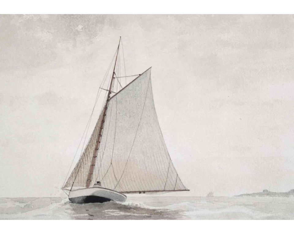 ΠΙΝΑΚΑΣ ΣΕ ΚΑΜΒΑ Winslow Homer - Ιστιοπλοΐα έξω από το Gloucester