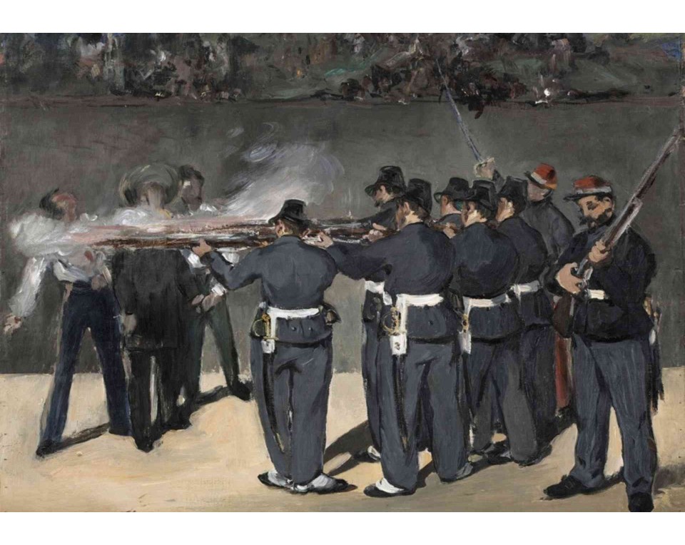 ΠΙΝΑΚΑΣ ΣΕ ΚΑΜΒΑ Édouard Manet - Η Εκτέλεση του Αυτοκράτορα Μαξιμιλιανού