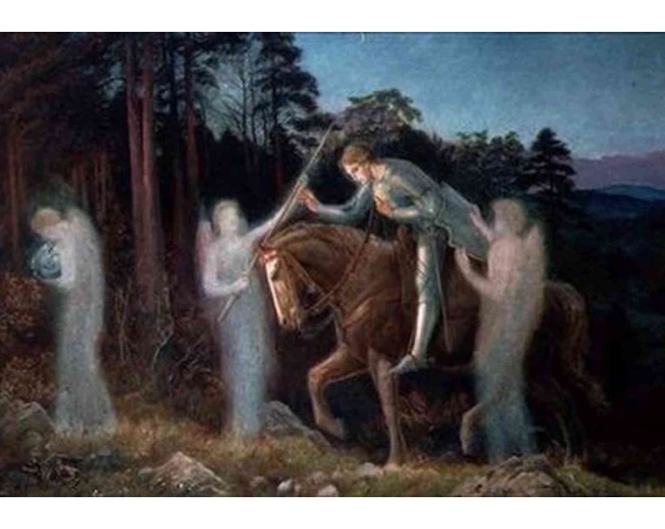 ΠΙΝΑΚΑΣ ΣΕ ΚΑΜΒΑ Arthur Hughes - Σερ Γκάλαχαντ