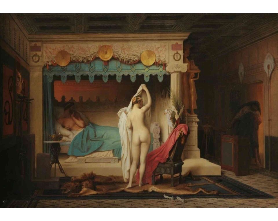 ΠΙΝΑΚΑΣ ΣΕ ΚΑΜΒΑ Jean-Léon Gérôme - Ο Βασιλιάς Κανδαύλης