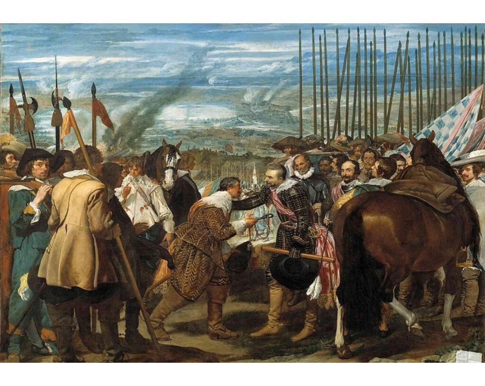 ΠΙΝΑΚΑΣ ΣΕ ΚΑΜΒΑ Diego Velázquez - Η Παράδοση της Μπρέντα