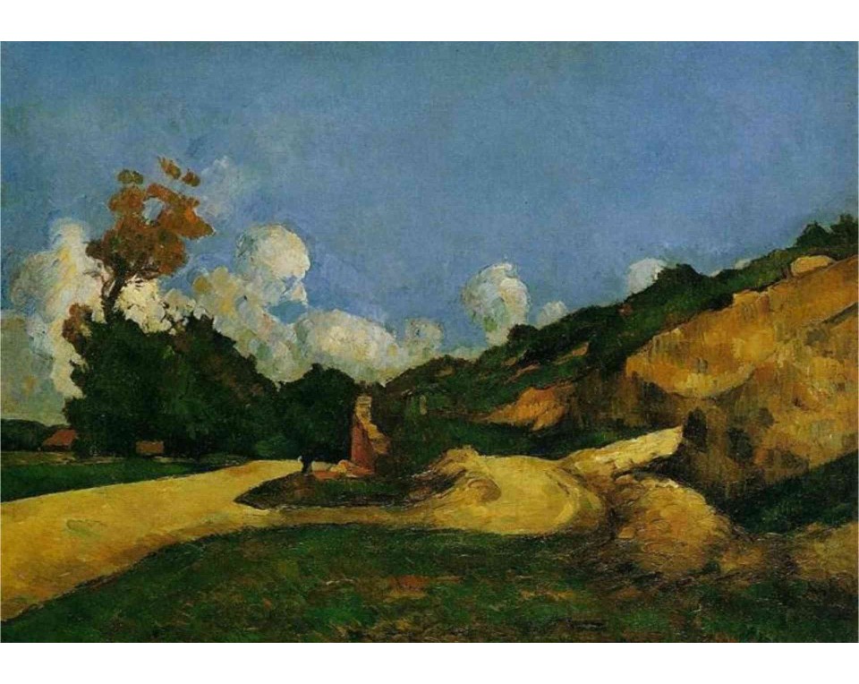 ΠΙΝΑΚΑΣ ΣΕ ΚΑΜΒΑ Paul Cézanne - Ο Δρόμος