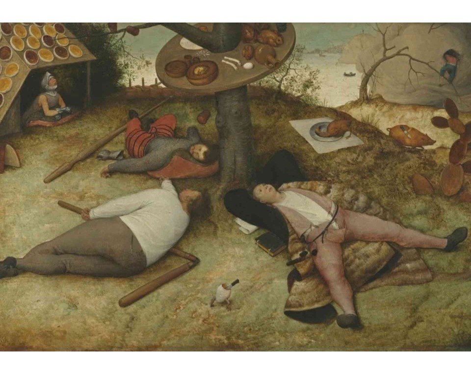 ΠΙΝΑΚΑΣ ΣΕ ΚΑΜΒΑ Pieter Bruegel the Elder - Η Χώρα της Τεμπελιάς