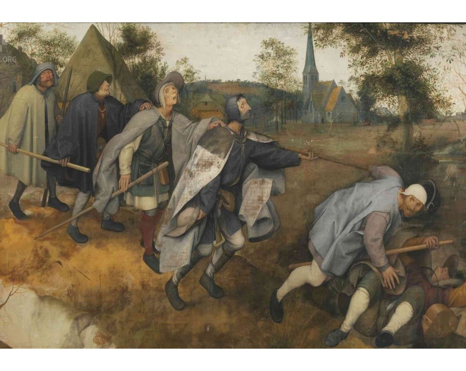 ΠΙΝΑΚΑΣ ΣΕ ΚΑΜΒΑ Pieter Bruegel the Elder - Η Παραβολή των Τυφλών