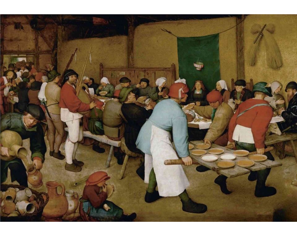 ΠΙΝΑΚΑΣ ΣΕ ΚΑΜΒΑ Pieter Bruegel the Elder - Χωριάτικος Γάμος