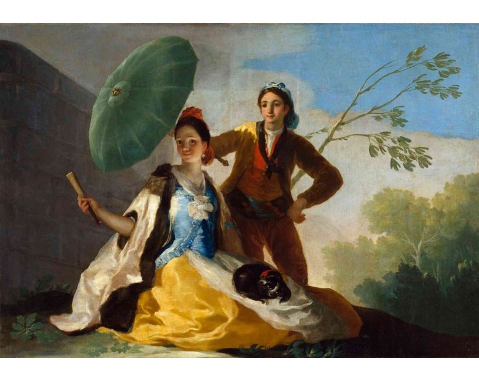 ΠΙΝΑΚΑΣ ΣΕ ΚΑΜΒΑ Francisco Goya - Η Ομπρέλα