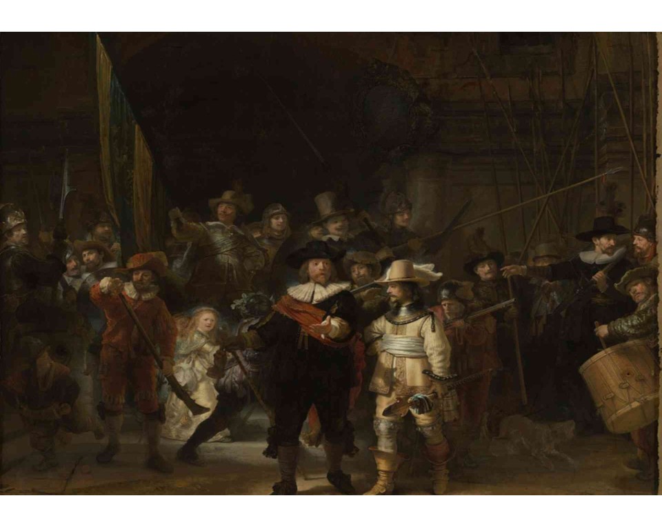 ΠΙΝΑΚΑΣ ΣΕ ΚΑΜΒΑ Rembrandt van Rijn - Η Νυχτερινή Περίπολος