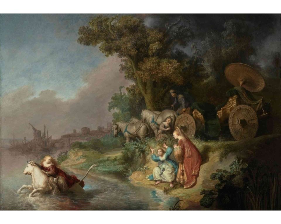 ΠΙΝΑΚΑΣ ΣΕ ΚΑΜΒΑ Rembrandt van Rijn - Η Αρπαγή της Ευρώπης