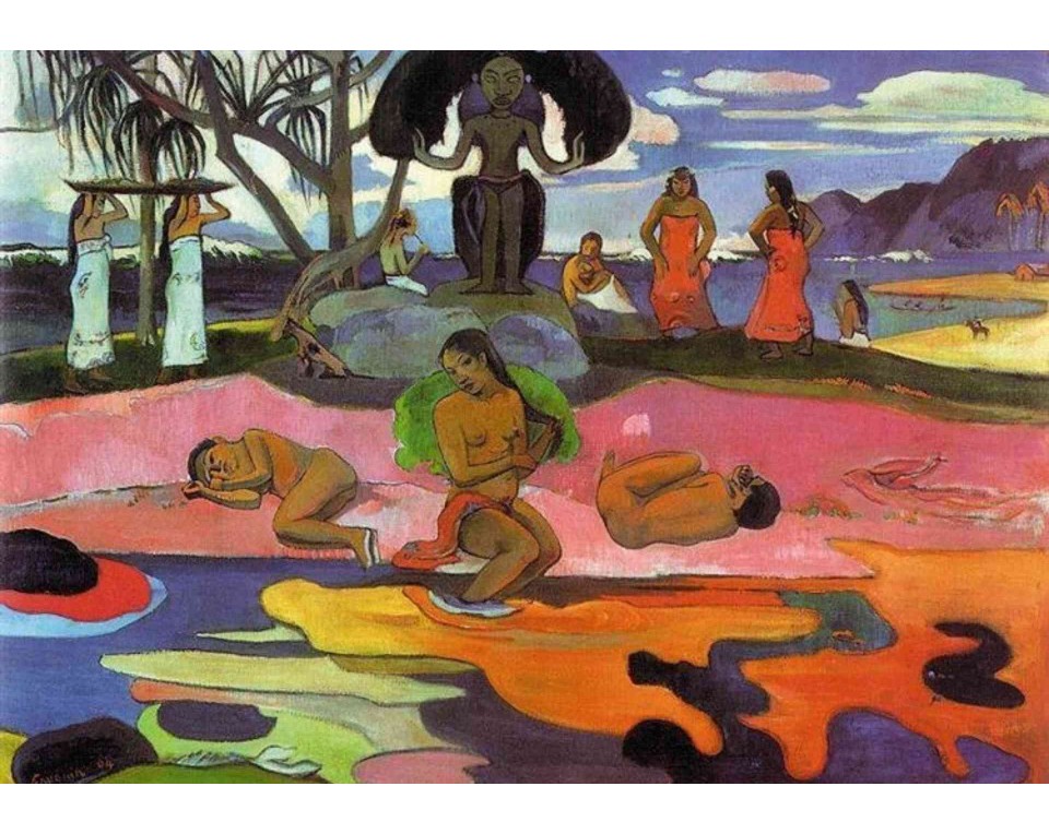 ΠΙΝΑΚΑΣ ΣΕ ΚΑΜΒΑ Paul Gauguin - Ημέρα των Θεών