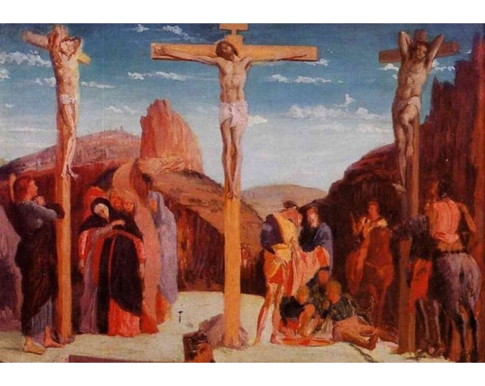 ΠΙΝΑΚΑΣ ΣΕ ΚΑΜΒΑ Edgar Degas - Η Σταύρωση κατά τον Μαντένια