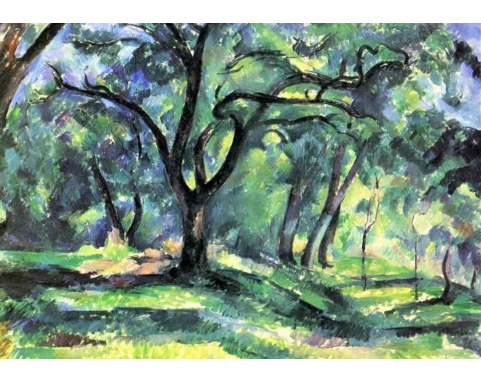 ΠΙΝΑΚΑΣ ΣΕ ΚΑΜΒΑ Paul Cézanne - Δάσος