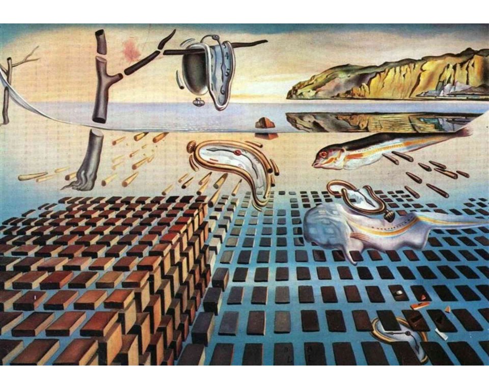ΠΙΝΑΚΑΣ ΣΕ ΚΑΜΒΑ Salvador Dalí - Η Αποσύνθεση της Εμμονής της Μνήμης