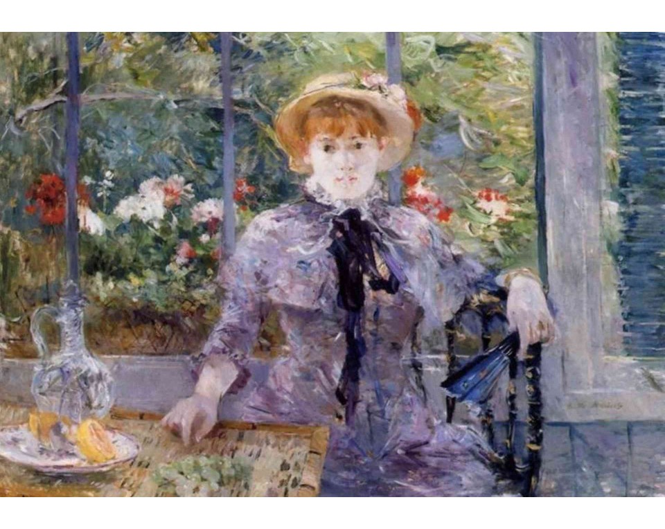 ΠΙΝΑΚΑΣ ΣΕ ΚΑΜΒΑ Berthe Morisot - Μετά το Γεύμα