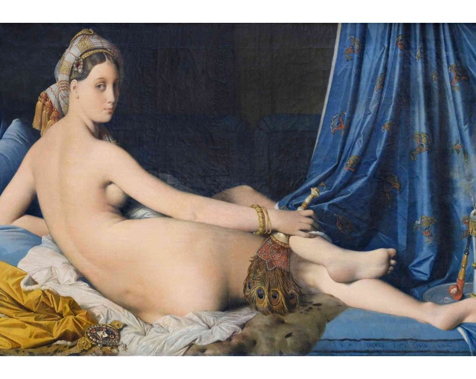 ΠΙΝΑΚΑΣ ΣΕ ΚΑΜΒΑ Jean-Auguste-Dominique Ingres - Η Μεγάλη Οδαλίσκη