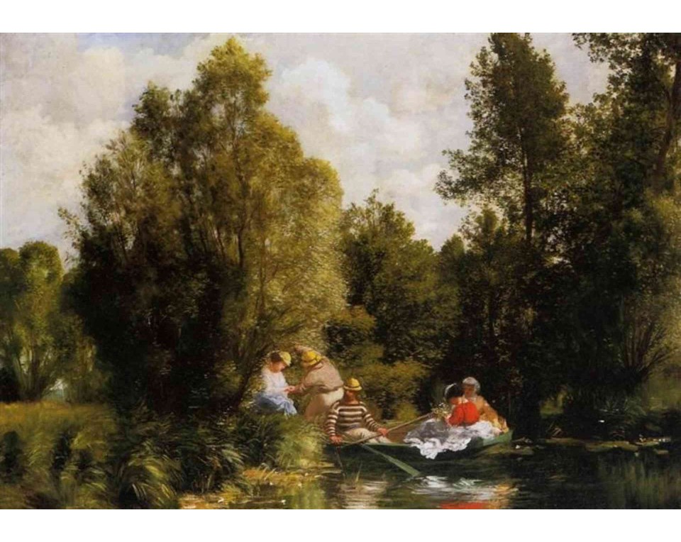 ΠΙΝΑΚΑΣ ΣΕ ΚΑΜΒΑ Pierre-Auguste Renoir - Η Λίμνη των Νεραϊδών
