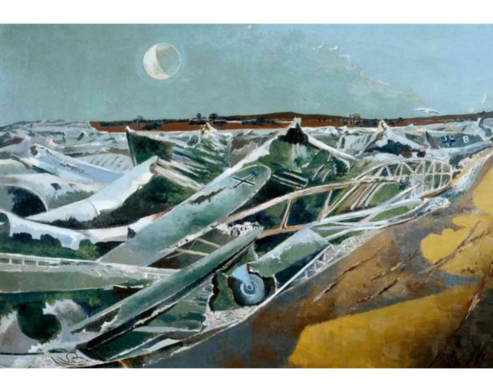 ΠΙΝΑΚΑΣ ΣΕ ΚΑΜΒΑ Paul Nash - Νεκρή Θάλασσα