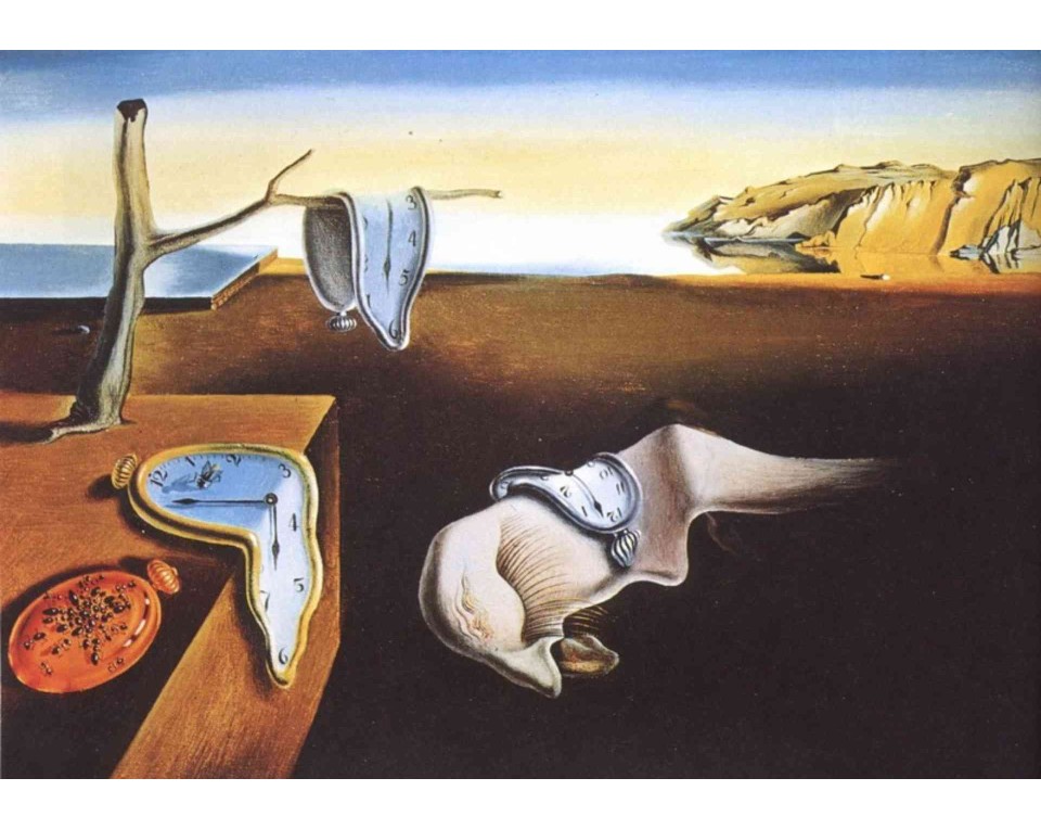 ΠΙΝΑΚΑΣ ΣΕ ΚΑΜΒΑ Salvador Dalí - Η Εμμονή της Μνήμης
