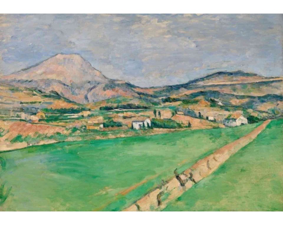 ΠΙΝΑΚΑΣ ΣΕ ΚΑΜΒΑ Paul Cézanne - Προς το Όρος Σαιντ-Βικτουάρ